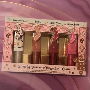 NIB Too Faced Christmas Treats Gloss set
